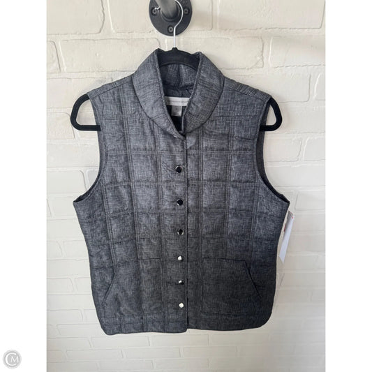 Vest Puffer & Quilted By Christopher And Banks In Grey, Size: M