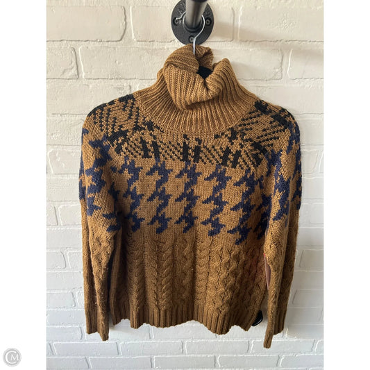 Sweater By John + Jenn In Blue & Brown, Size: M