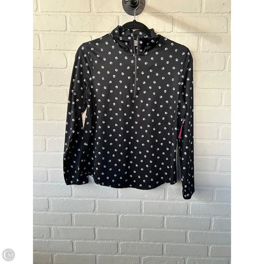 Top Long Sleeve By Chicos In Black & White, Size: S