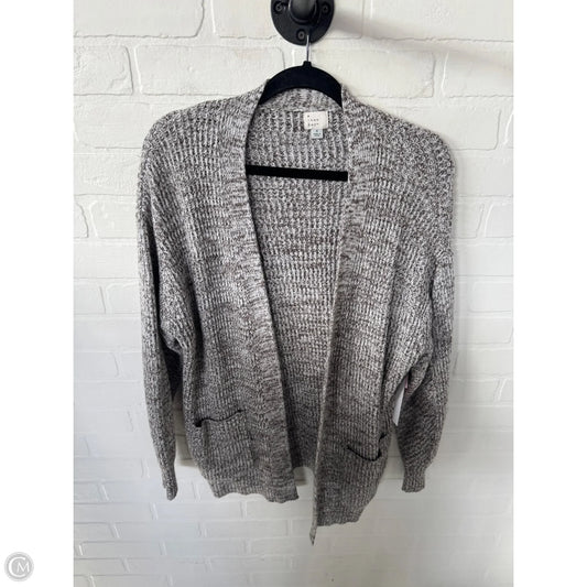 Sweater Cardigan By A New Day In Brown & White, Size: S