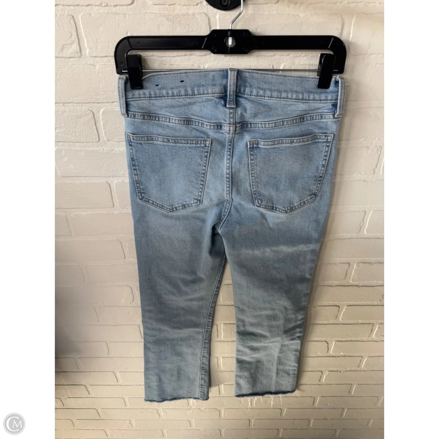 Jeans Straight By Gap In Blue Denim, Size: 2