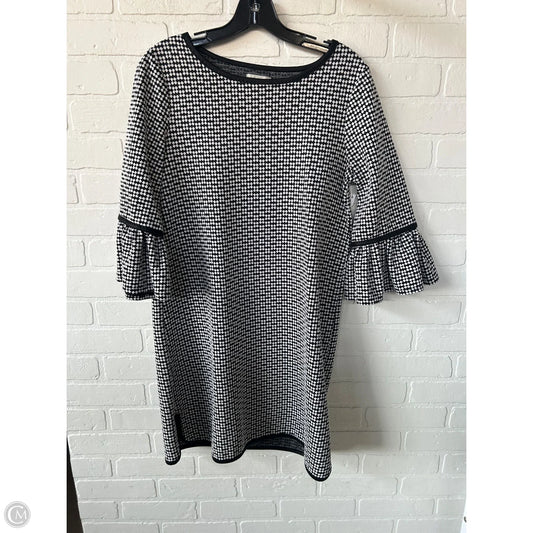 Dress Casual Short By Max Studio In Black & White, Size: M
