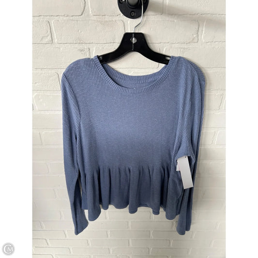 Top Long Sleeve By So In Blue, Size: Xl