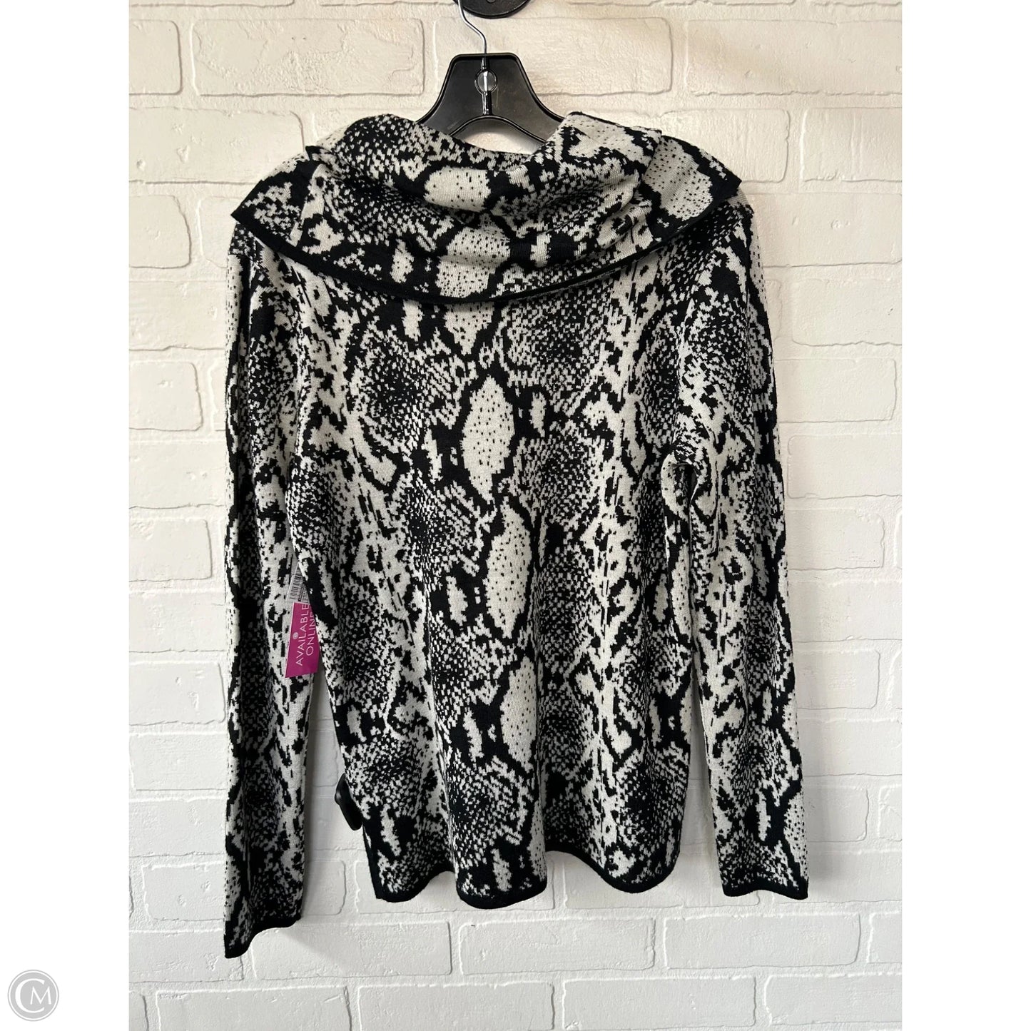 Sweater By Antonio Melani In Black & Grey, Size: S