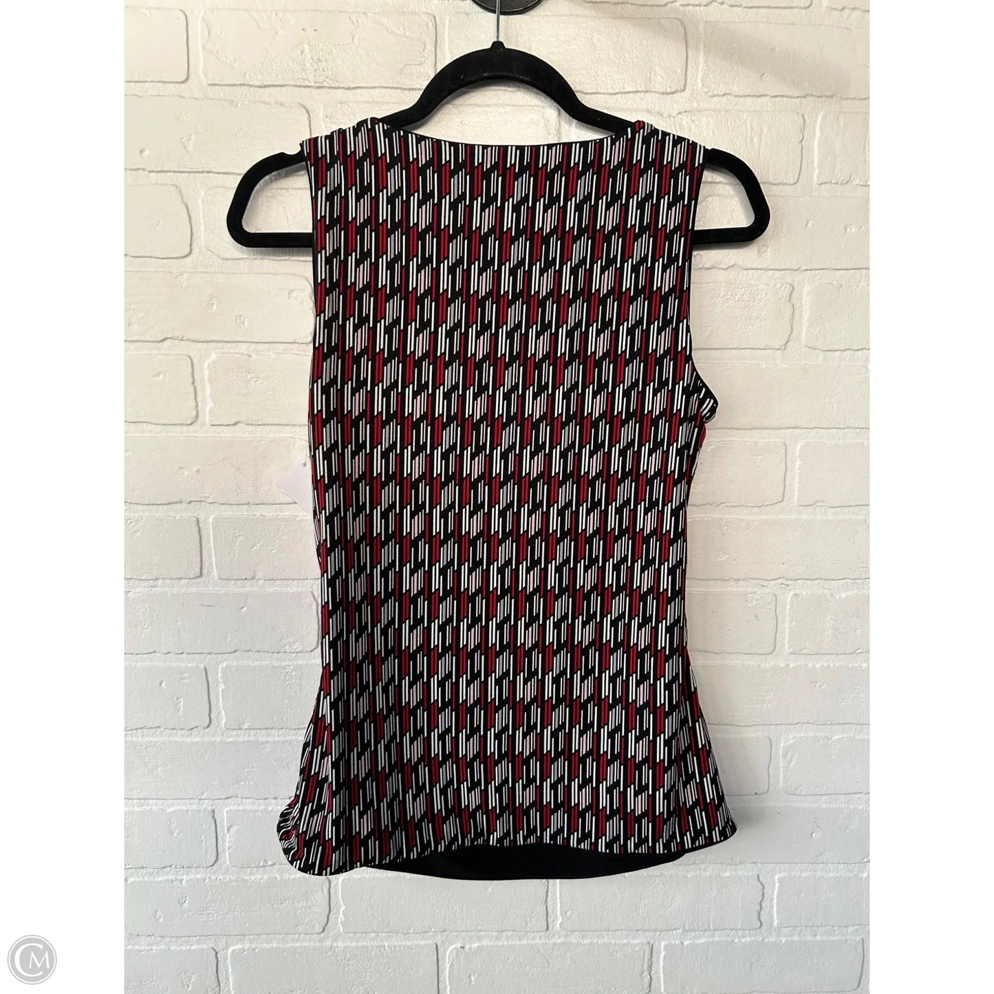 Top Sleeveless By White House Black Market In Black & Red, Size: S