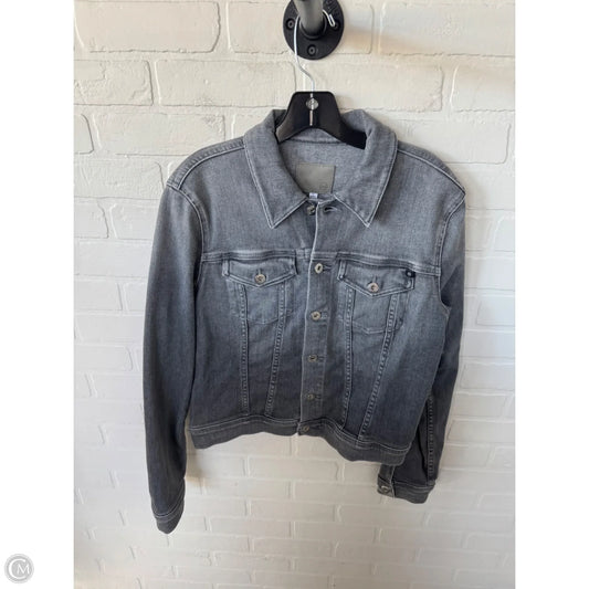 Jacket Denim By Adriano Goldschmied In Grey Denim, Size: L