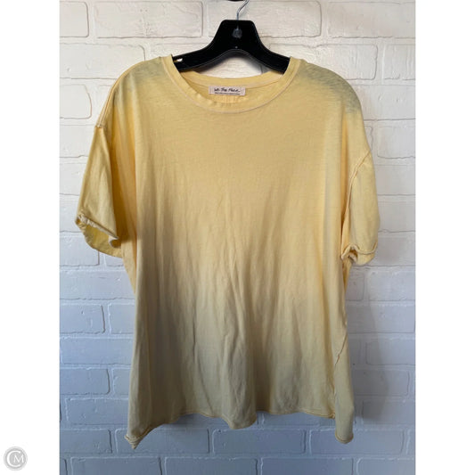 Top Short Sleeve Basic By We The Free In Yellow, Size: S