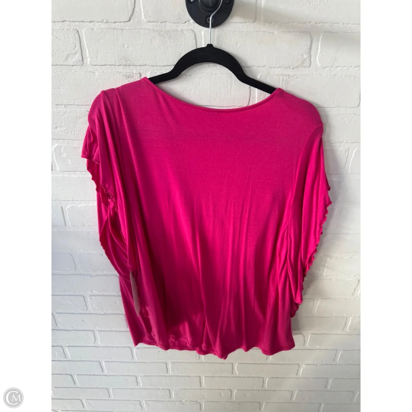 Top Short Sleeve By Westport In Pink, Size: 2x