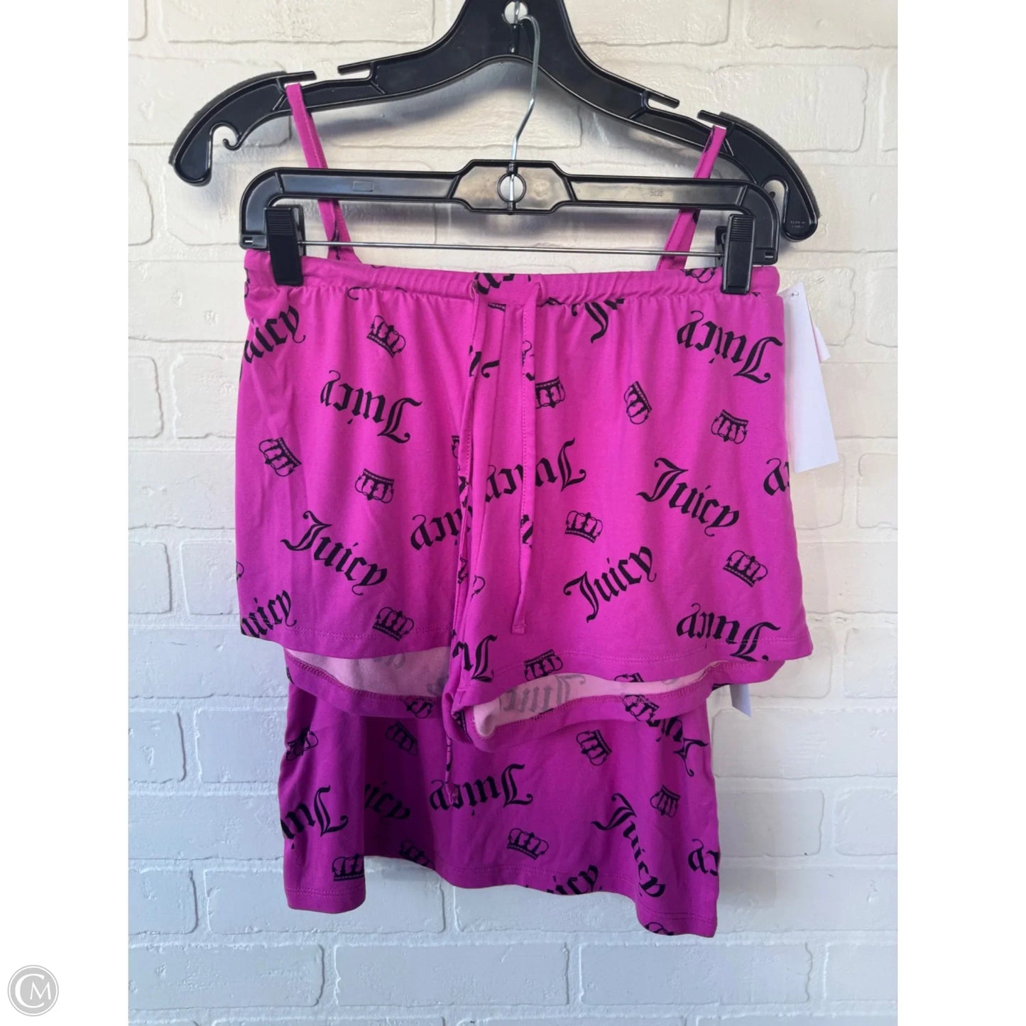 Pajamas 2pc By Juicy Couture In Pink, Size: S