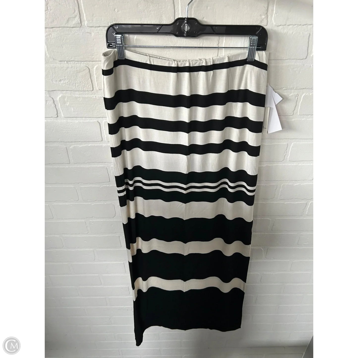 Skirt Maxi By Jeans By Buffalo In Black & Cream, Size: 14