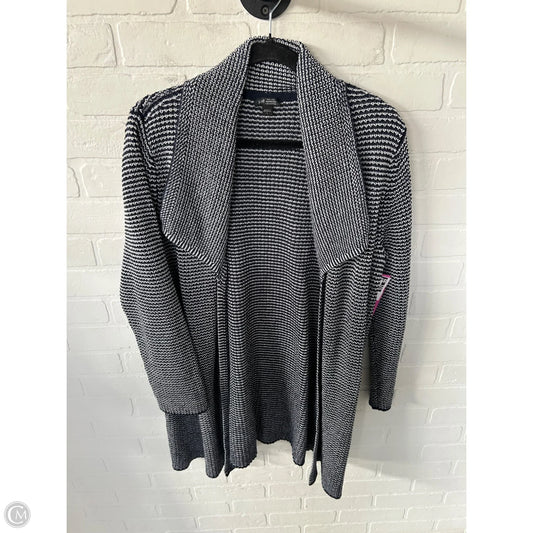 Sweater Cardigan By J. Jill In Blue & White, Size: L