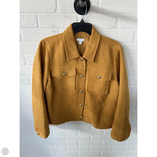 Jacket Other By J. Jill In Yellow, Size: L