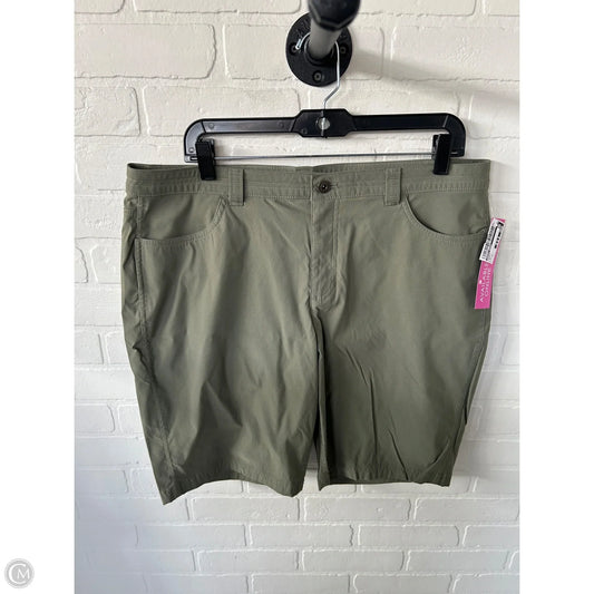 Shorts By Eddie Bauer In Green, Size: 16