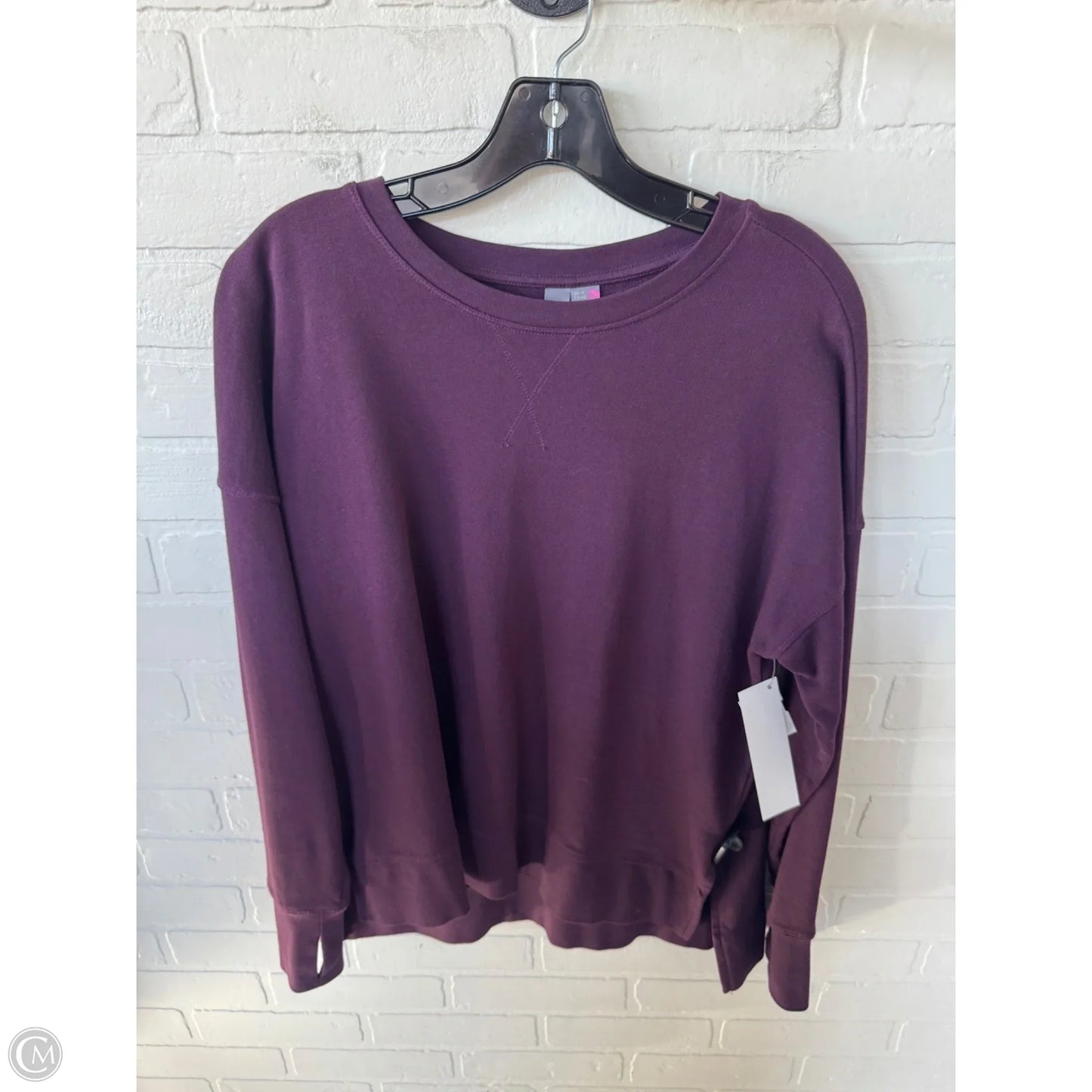 Athletic Sweatshirt Crewneck By Sweaty Betty In Purple, Size: M