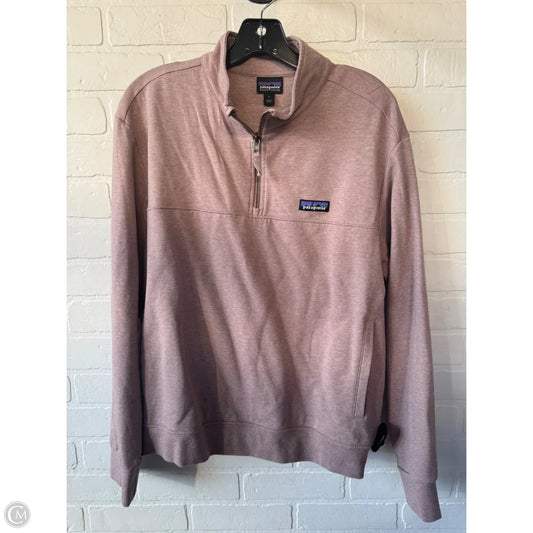 Sweatshirt Collar By Patagonia In Pink, Size: L