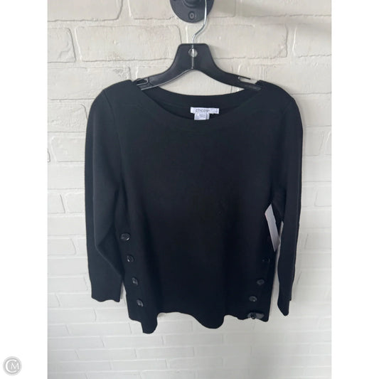 Sweater By Chicos In Black, Size: M