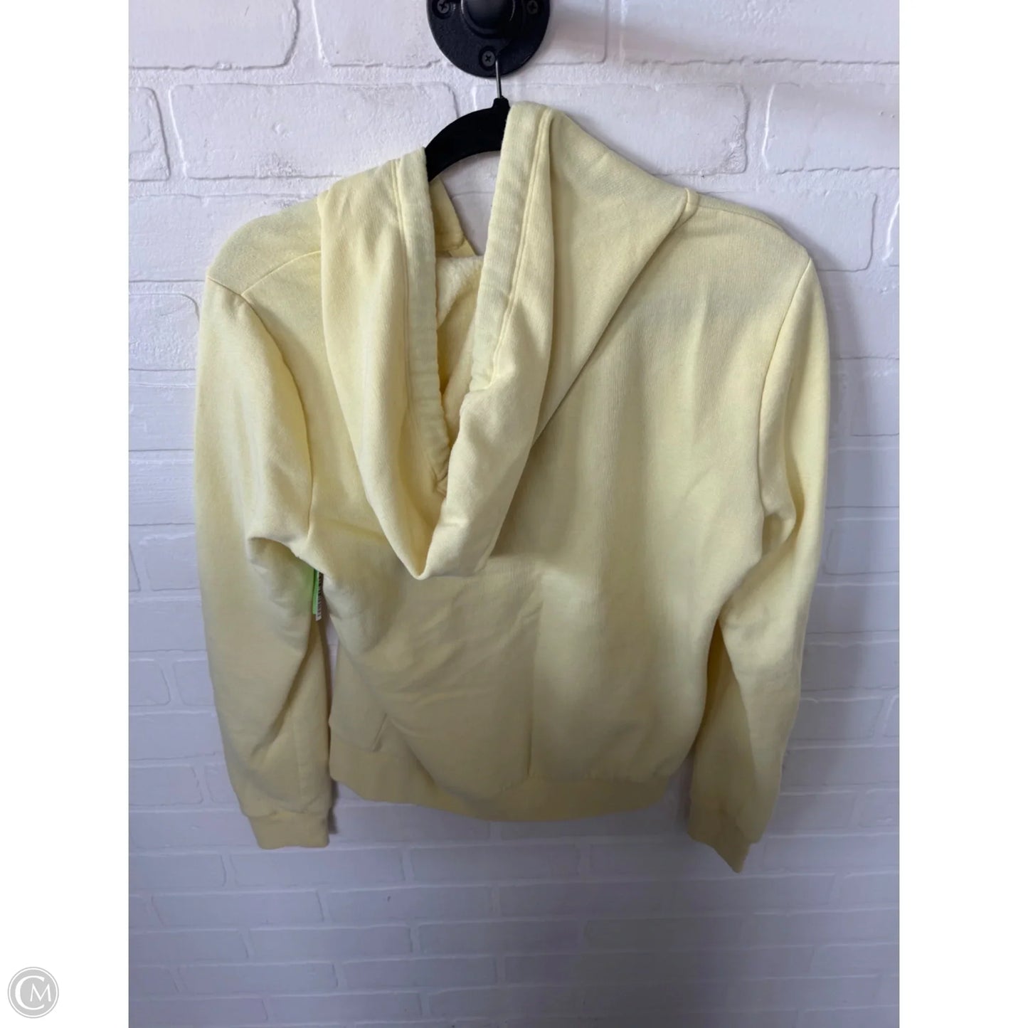 Sweatshirt Hoodie By Pink In Yellow, Size: S