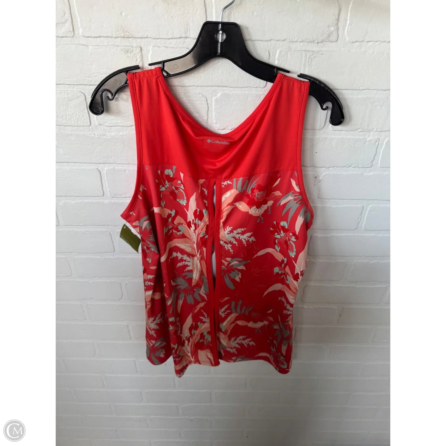 Top Sleeveless By Columbia In Orange, Size: L