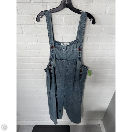 Overalls By Three Bird Nest In Blue & Brown, Size: Xl