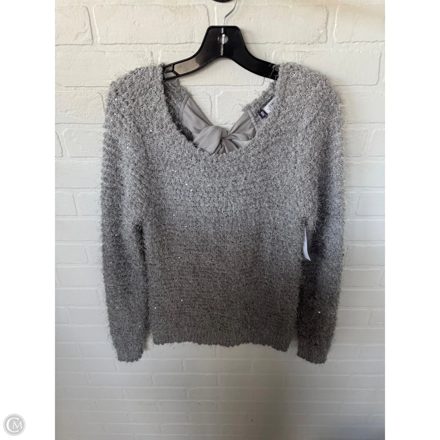 Sweater By Jennifer Lopez In Grey, Size: S