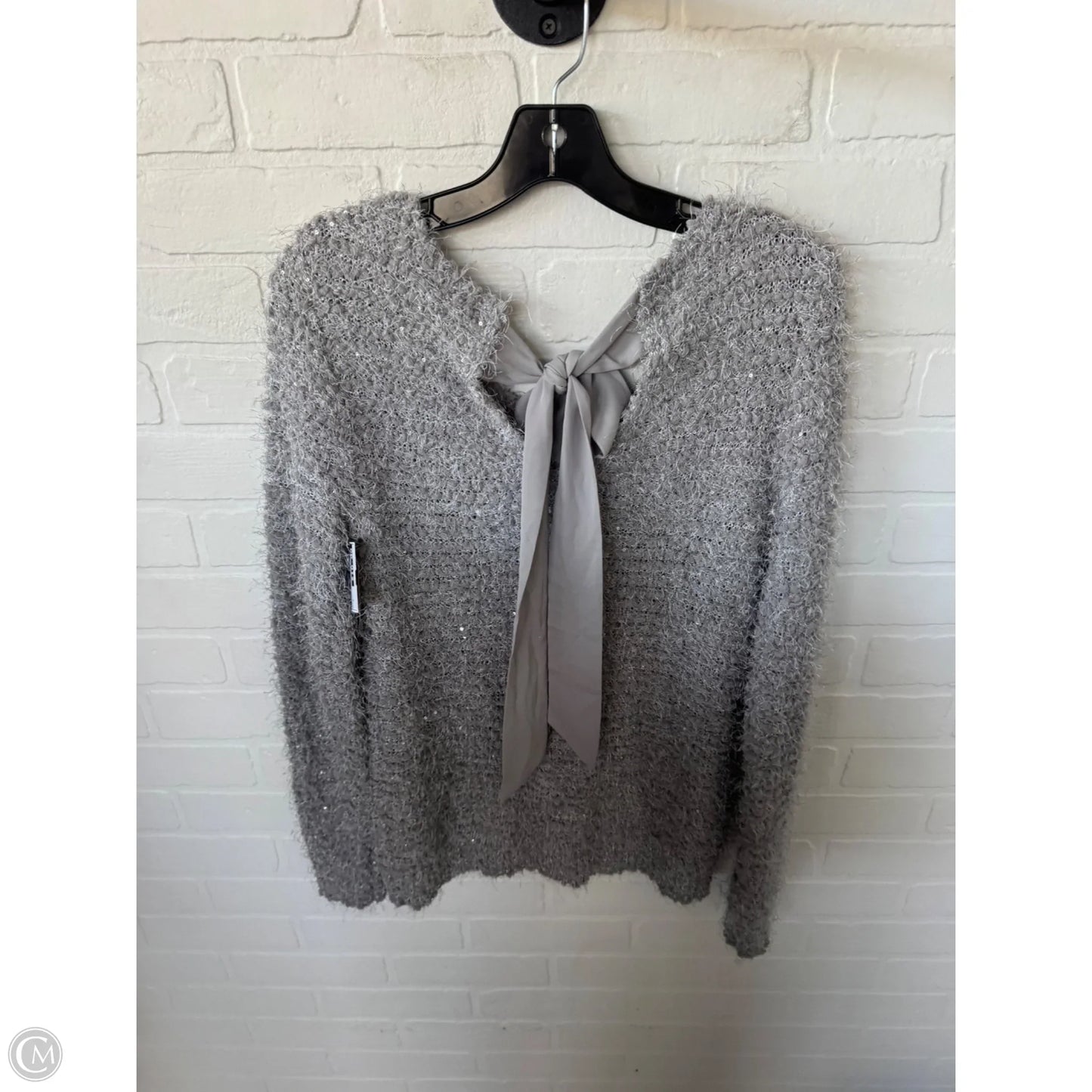 Sweater By Jennifer Lopez In Grey, Size: S