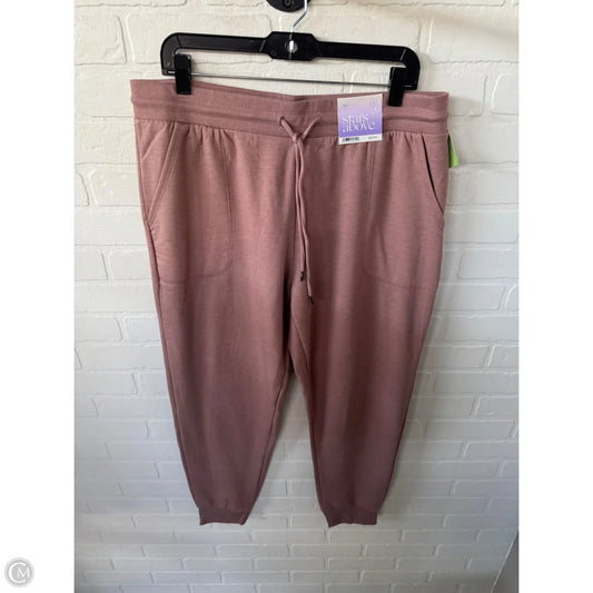Pants Joggers By Stars Above In Pink, Size: 14