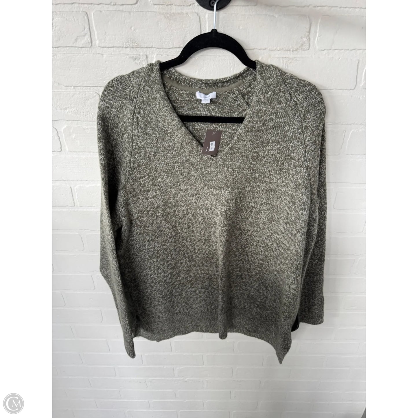 Sweater By Pure Jill In Green, Size: L