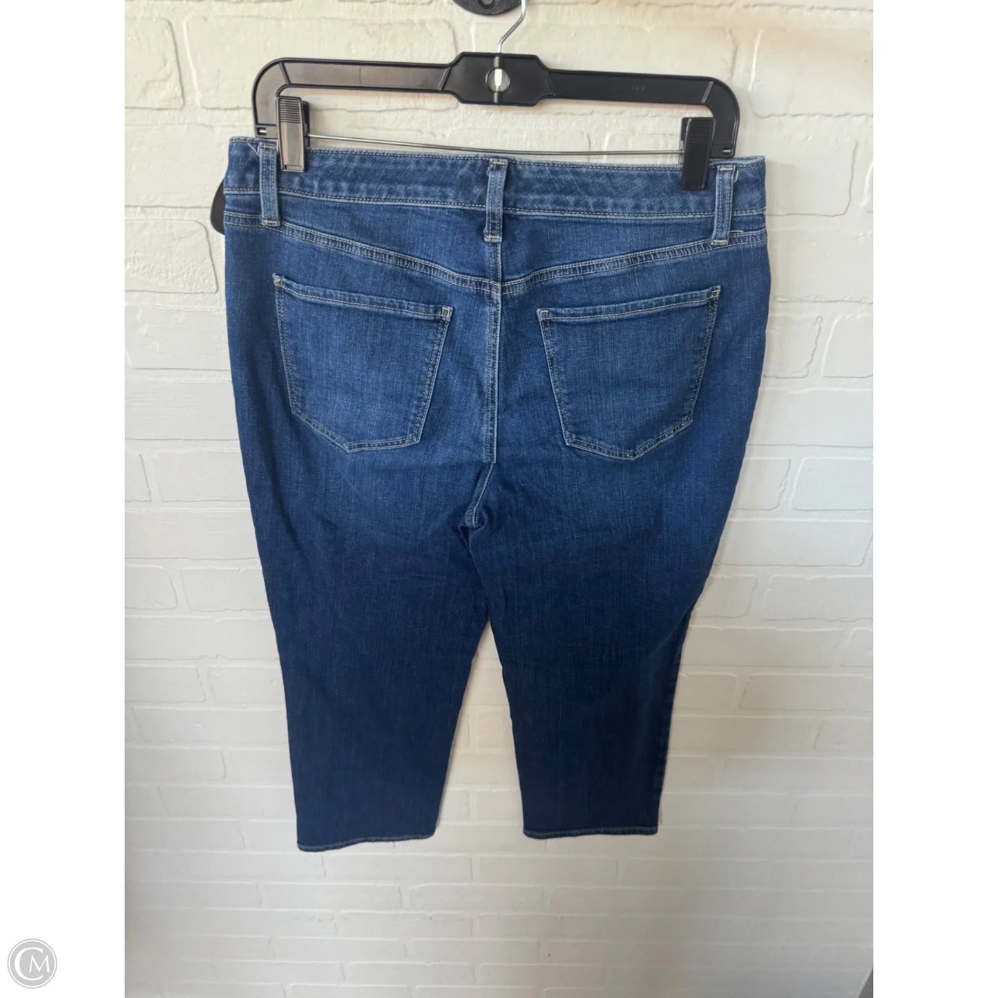 Jeans Cropped By Talbots In Blue Denim, Size: 10p