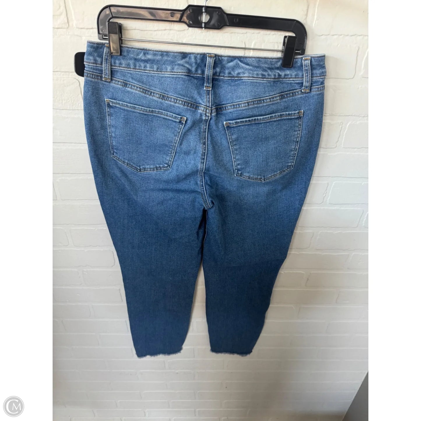 Jeans Straight By Talbots In Blue Denim, Size: 10p