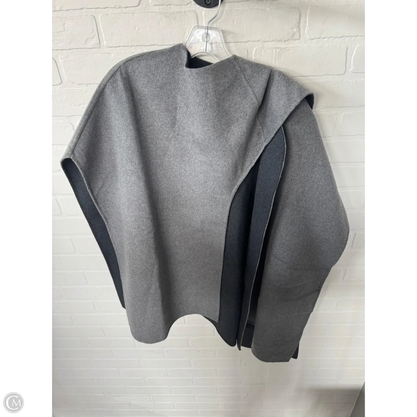 Shawl By Lands End In Grey, Size: Osfm