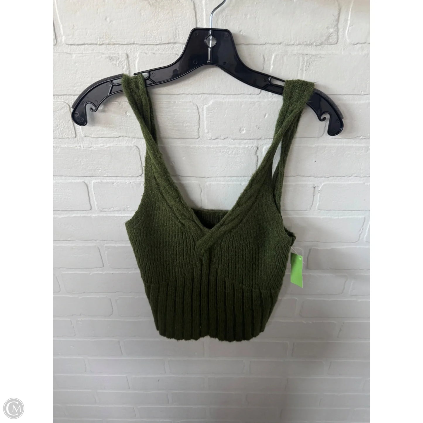 Top Sleeveless By Anthropologie In Green, Size: S