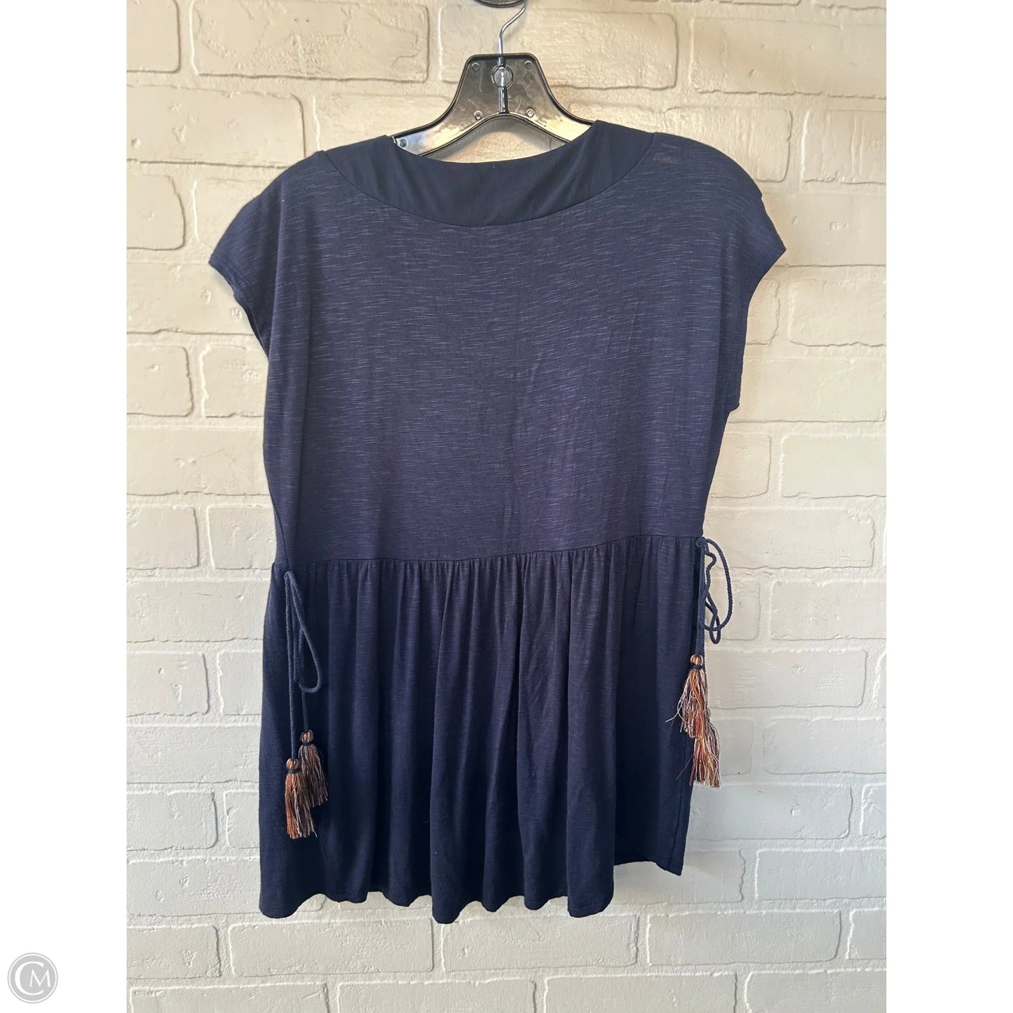 Top Sleeveless By Knox Rose In Navy, Size: Xs