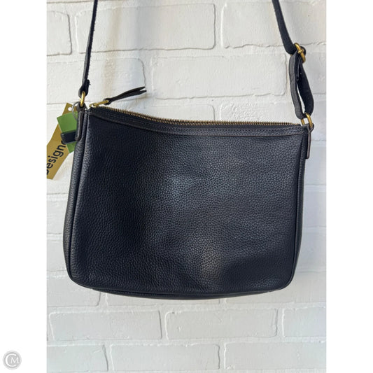 Crossbody Leather By Fossil, Size: Large