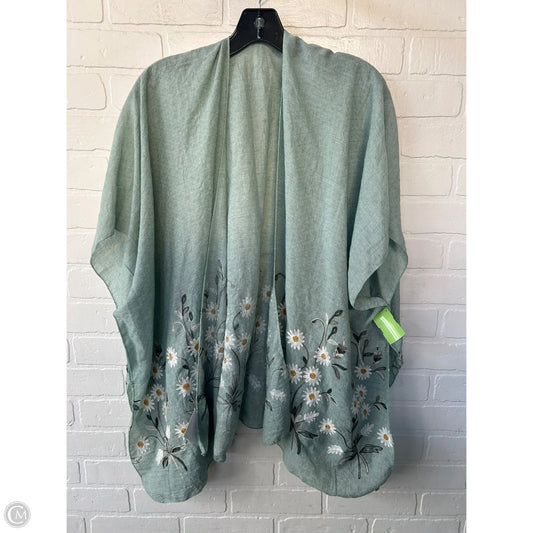 Kimono By Clothes Mentor In Green, Size: Osfm