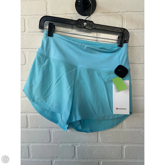 Athletic Shorts By Lululemon In Blue, Size: 4