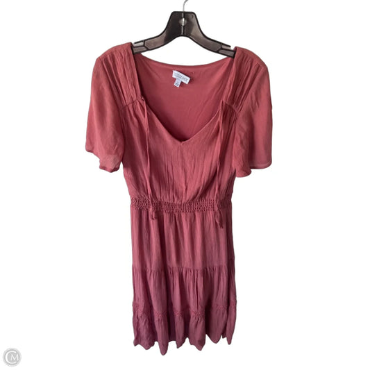 Dress Casual Midi By Luxology In Orange, Size: S