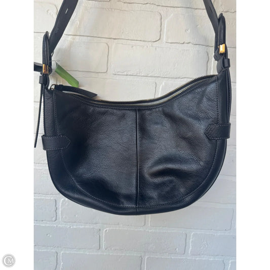 Handbag Leather By Fossil, Size: Medium