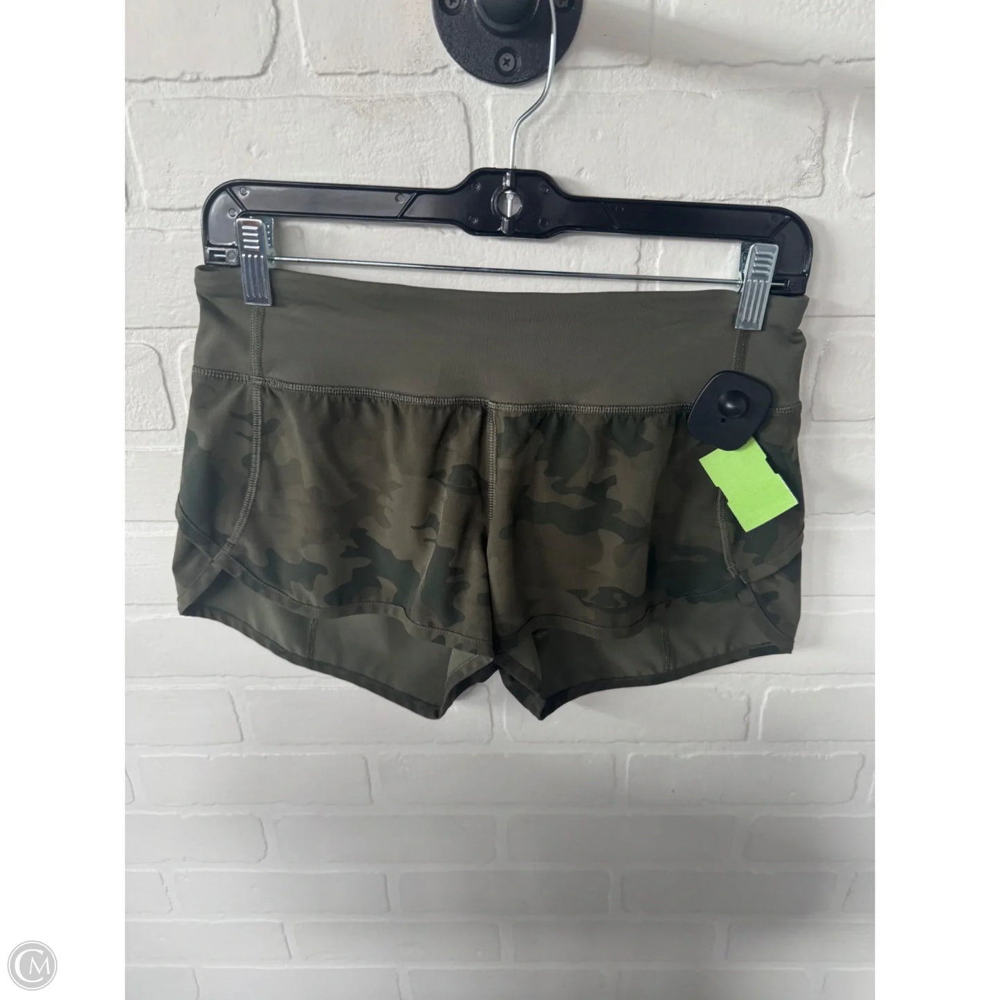 Athletic Shorts By Lululemon In Green, Size: 4