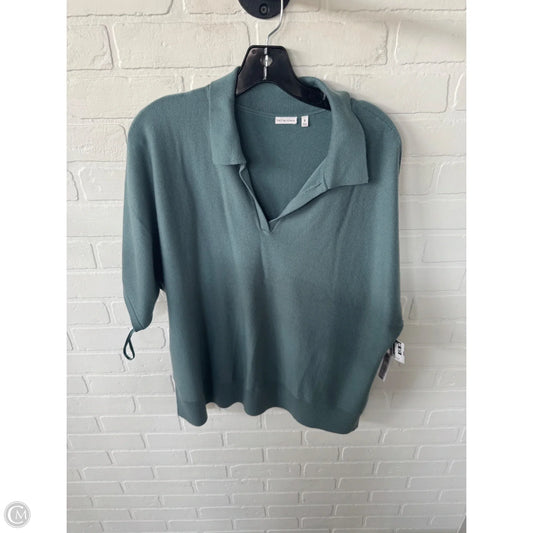 Sweater Short Sleeve By Soma In Blue, Size: S