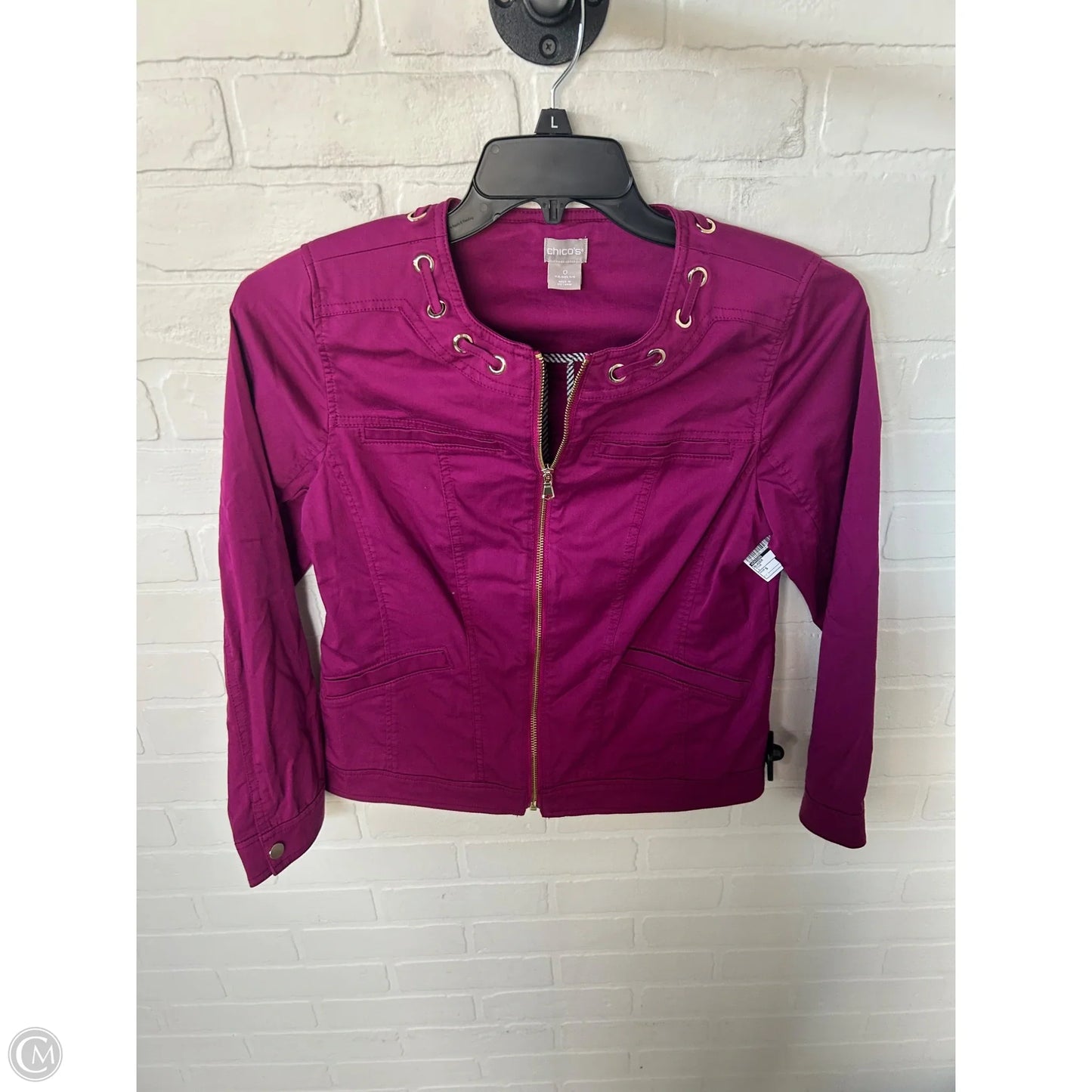 Blazer By Chicos In Pink, Size: S