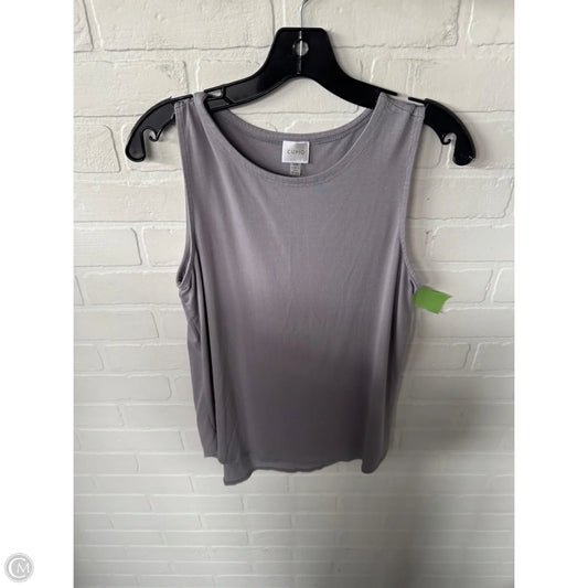 Top Sleeveless Basic By Cupio In Grey, Size: L