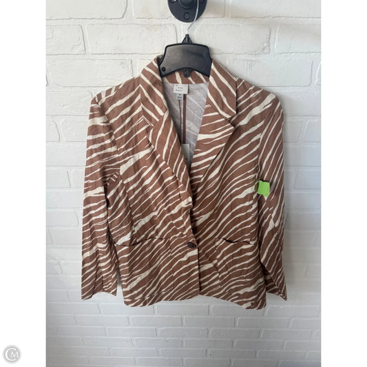 Blazer By A New Day In Brown & Cream, Size: M