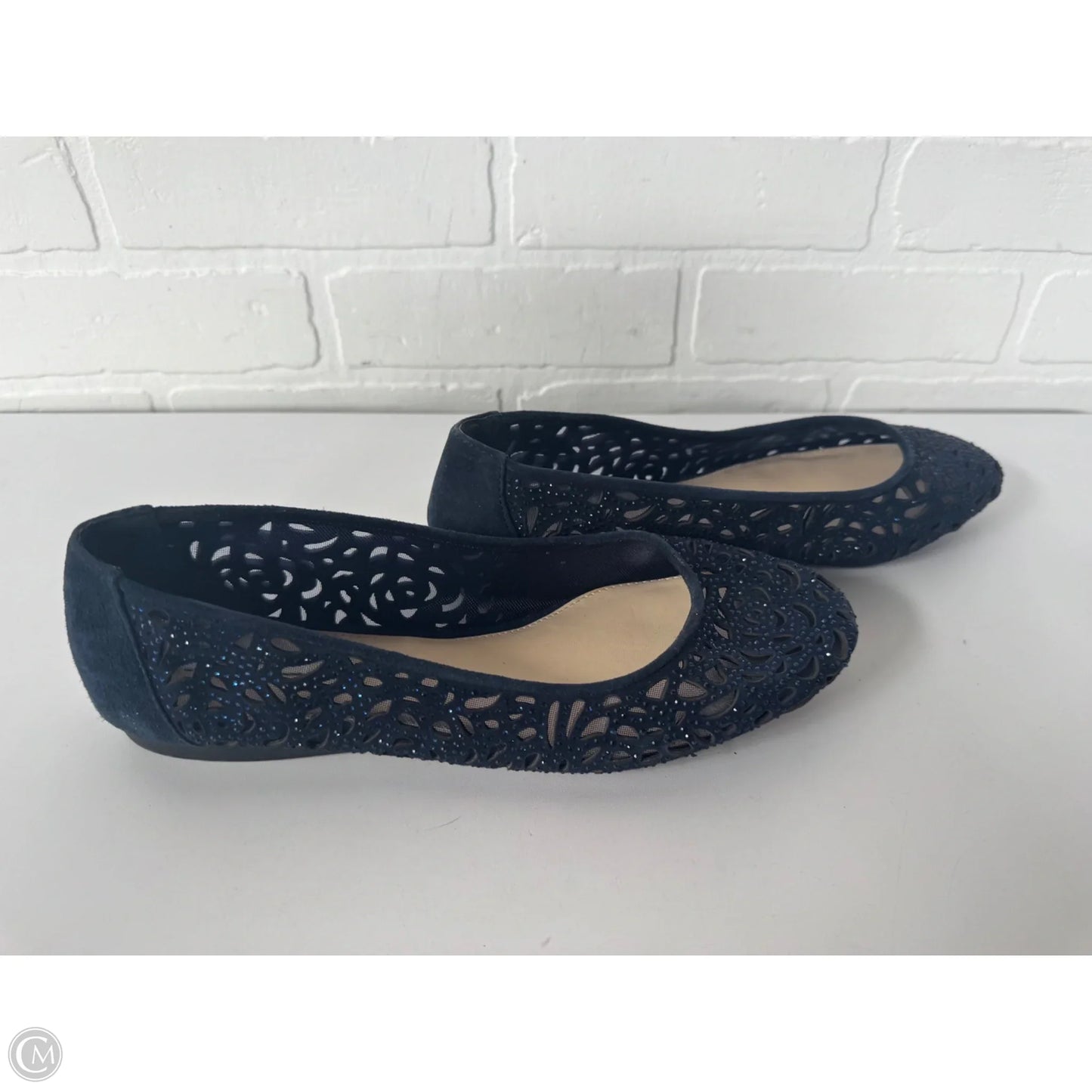 Shoes Flats By Alex Marie In Blue, Size: 9.5