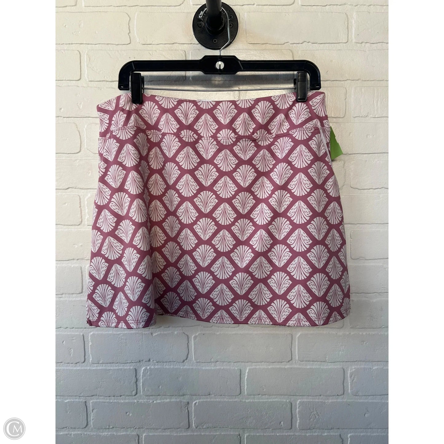 Athletic Skort By Sigrid Olsen In Pink & White, Size: 16