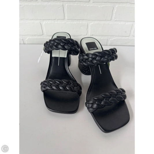 Sandals Heels Block By Dolce Vita In Black, Size: 9.5