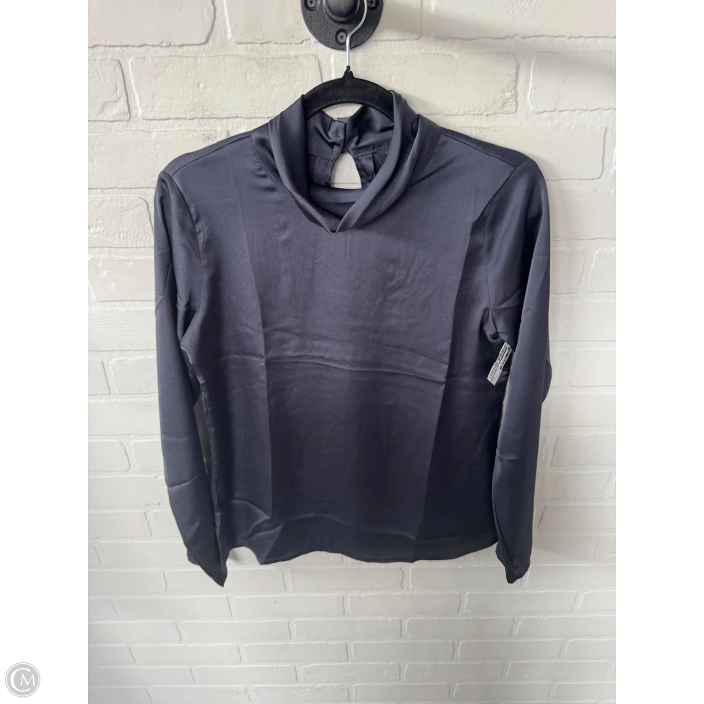 Top Long Sleeve By Banana Republic In Blue, Size: Xs