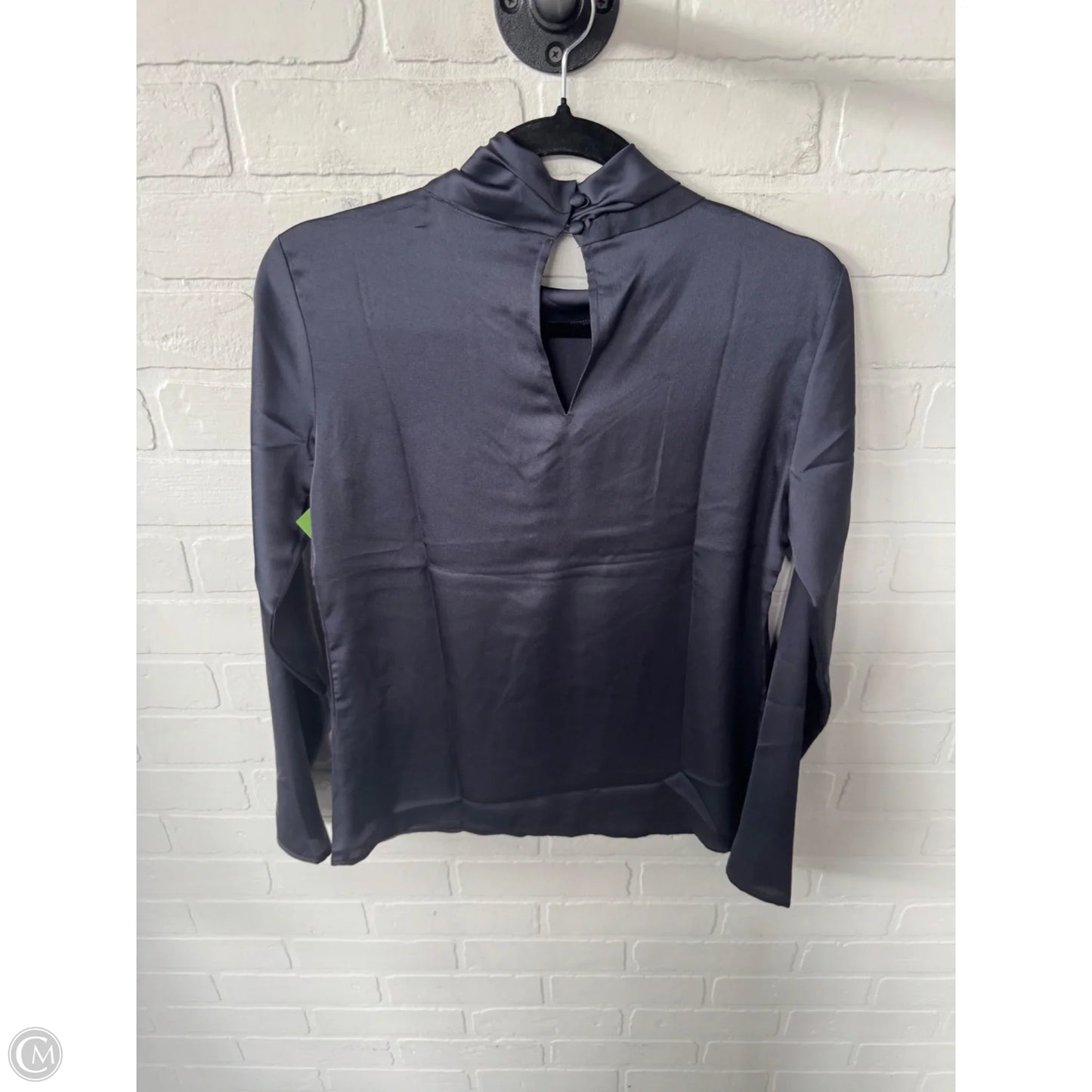 Top Long Sleeve By Banana Republic In Blue, Size: Xs