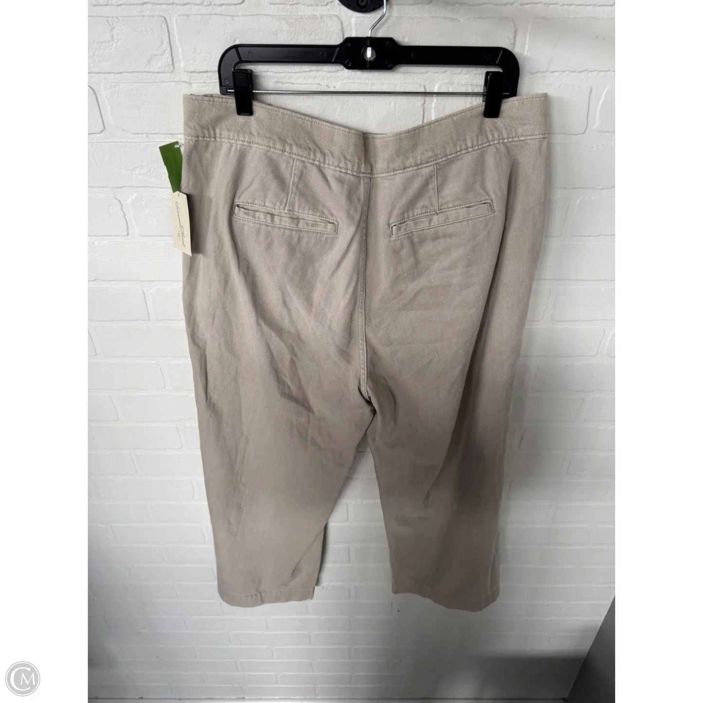 Jeans Wide Leg By Universal Thread In Tan, Size: 14
