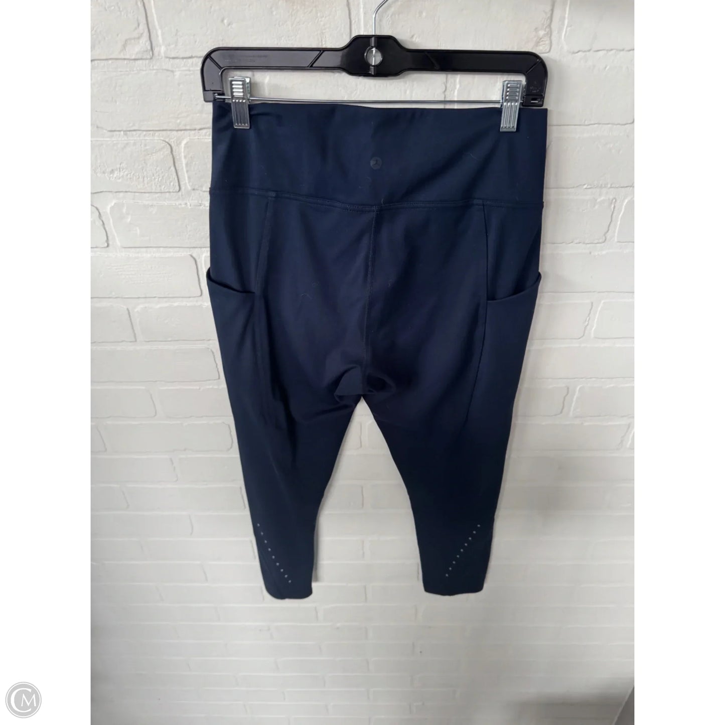Athletic Leggings By Danskin In Navy, Size: 12