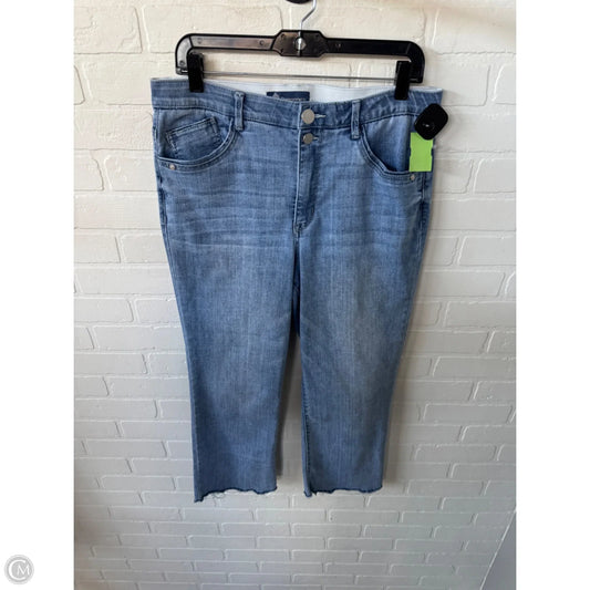 Jeans Cropped By Democracy In Blue Denim, Size: 14